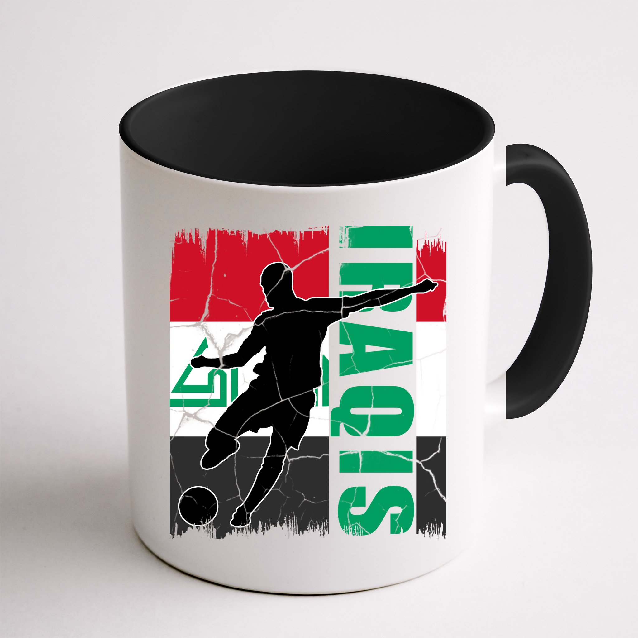 Iraqi Futbol Soccer Player Mug
