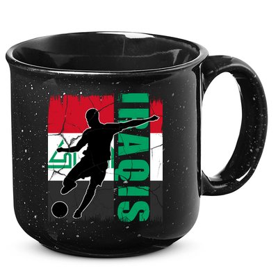 Iraqi Futbol Soccer Player 15oz Campfire Ceramic Mug