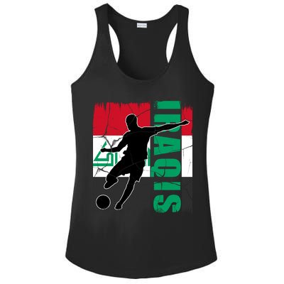 Iraqi Futbol Soccer Player Ladies PosiCharge Competitor Racerback Tank