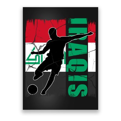 Iraqi Futbol Soccer Player Poster