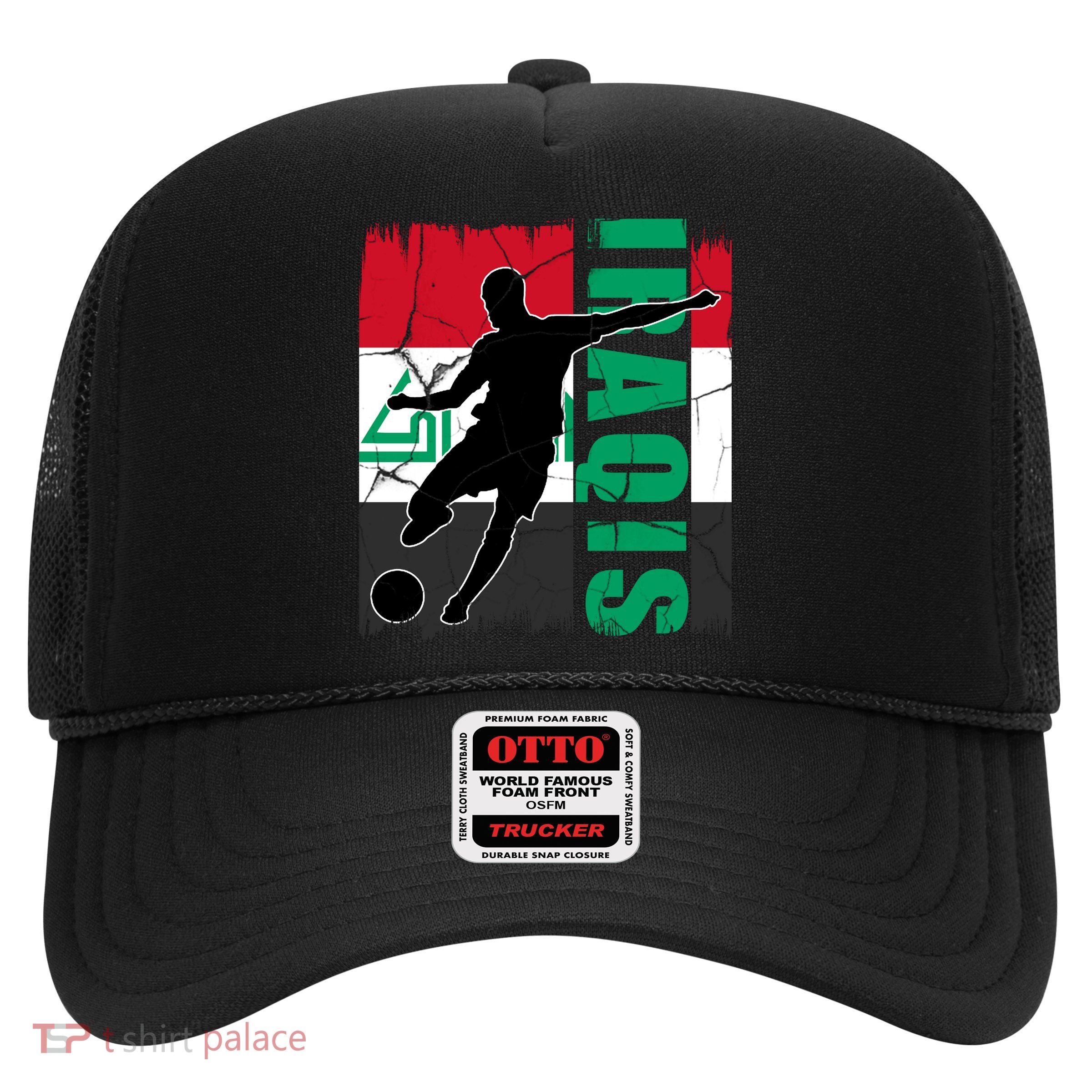 Iraqi Futbol Soccer Player Trucker Hat