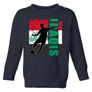 Iraqi Futbol Soccer Player Toddler Sweatshirt