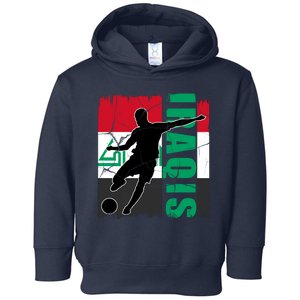 Iraqi Futbol Soccer Player Toddler Hoodie