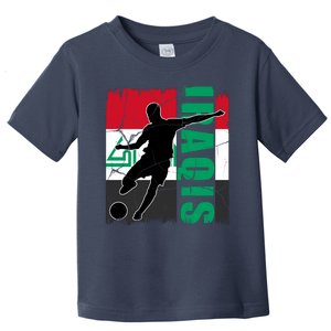 Iraqi Futbol Soccer Player Toddler T-Shirt