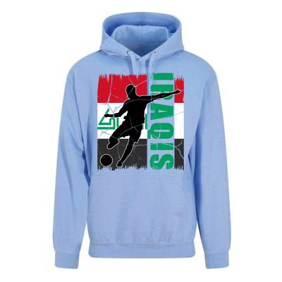 Iraqi Futbol Soccer Player Unisex Surf Hoodie