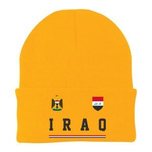 Iraq Futbol Soccer Logo Knit Cap Winter Beanie