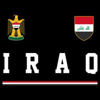 Iraq Futbol Soccer Logo Doggie Tank