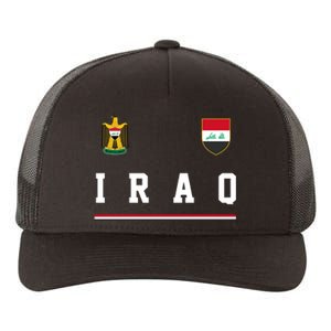 Iraq Futbol Soccer Logo Yupoong Adult 5-Panel Trucker Hat