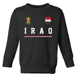 Iraq Futbol Soccer Logo Toddler Sweatshirt