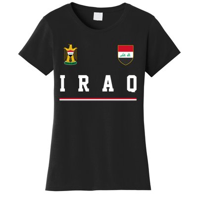 Iraq Futbol Soccer Logo Women's T-Shirt