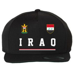 Iraq Futbol Soccer Logo Wool Snapback Cap