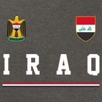 Iraq Futbol Soccer Logo Cotton Canvas Backpack
