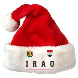 Iraq Futbol Soccer Logo Premium Christmas Santa Hat