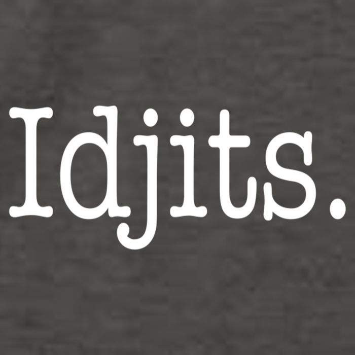 Idjits Funny Southern Slang Vector Backpack