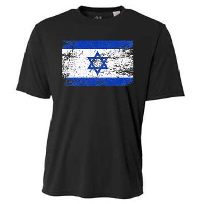 Israel Flag Supporter Hoodie Cooling Performance Crew T-Shirt