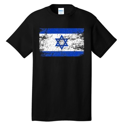 Israel Flag Supporter Hoodie Tall T-Shirt