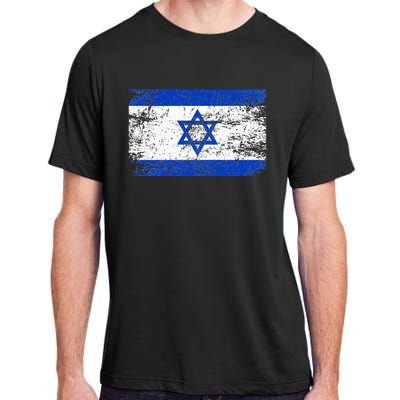 Israel Flag Supporter Hoodie Adult ChromaSoft Performance T-Shirt