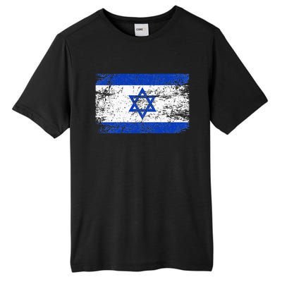 Israel Flag Supporter Hoodie Tall Fusion ChromaSoft Performance T-Shirt