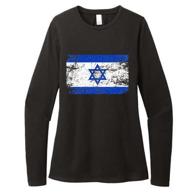 Israel Flag Supporter Hoodie Womens CVC Long Sleeve Shirt