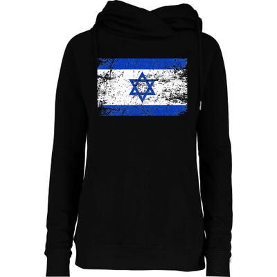 Israel Flag Supporter Hoodie Womens Funnel Neck Pullover Hood