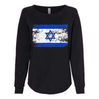 Israel Flag Supporter Hoodie Womens California Wash Sweatshirt