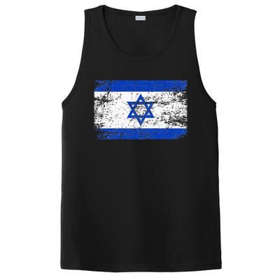 Israel Flag Supporter Hoodie PosiCharge Competitor Tank