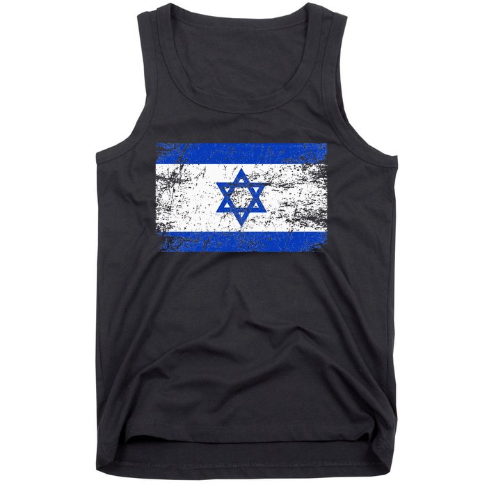 Israel Flag Supporter Hoodie Tank Top