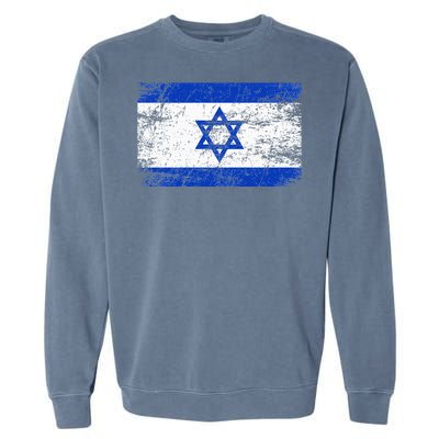 Israel Flag Supporter Hoodie Garment-Dyed Sweatshirt