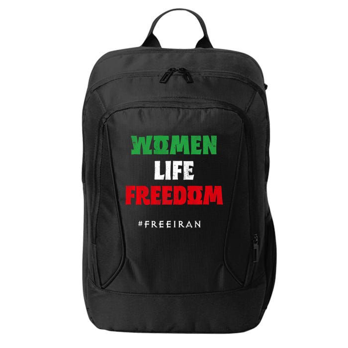 Iranian Flag, Support Women Iran, I Stand With Women Of Iran City Backpack