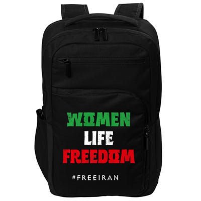 Iranian Flag, Support Women Iran, I Stand With Women Of Iran Impact Tech Backpack