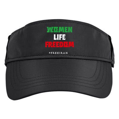 Iranian Flag, Support Women Iran, I Stand With Women Of Iran Adult Drive Performance Visor