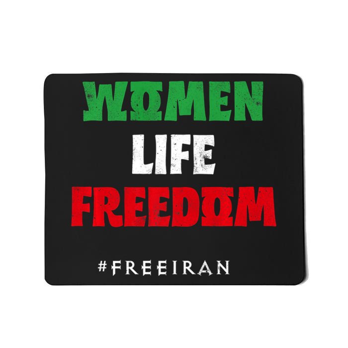 Iranian Flag, Support Women Iran, I Stand With Women Of Iran Mousepad