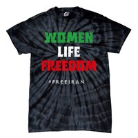 Iranian Flag, Support Women Iran, I Stand With Women Of Iran Tie-Dye T-Shirt