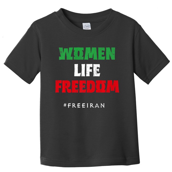 Iranian Flag, Support Women Iran, I Stand With Women Of Iran Toddler T-Shirt