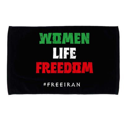 Iranian Flag, Support Women Iran, I Stand With Women Of Iran Microfiber Hand Towel