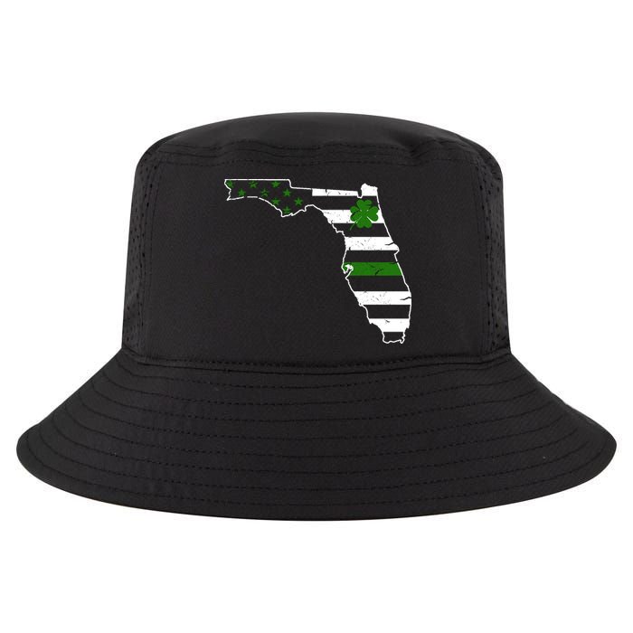 Irish Florida State Flag American Map Cool Comfort Performance Bucket Hat