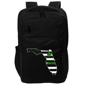 Irish Florida State Flag American Map Impact Tech Backpack