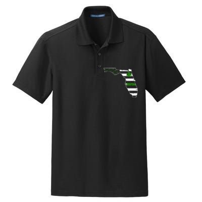 Irish Florida State Flag American Map Dry Zone Grid Polo