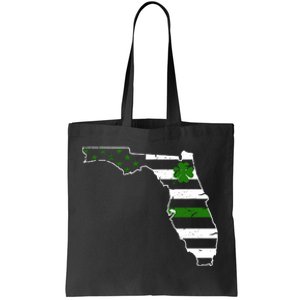 Irish Florida State Flag American Map Tote Bag