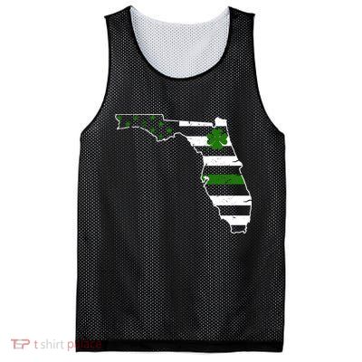 Irish Florida State Flag American Map Mesh Reversible Basketball Jersey Tank