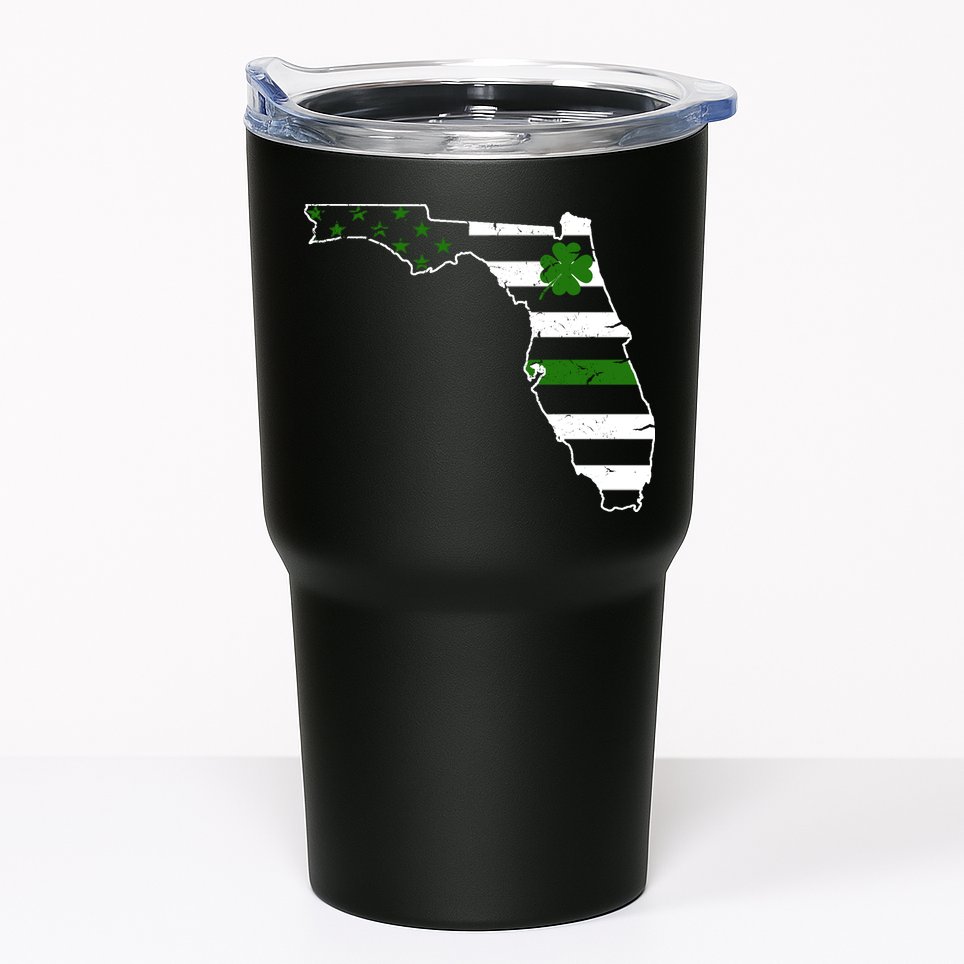 Irish Florida State Flag American Map Tumbler