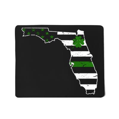 Irish Florida State Flag American Map Mousepad