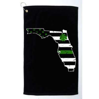 Irish Florida State Flag American Map Platinum Collection Golf Towel