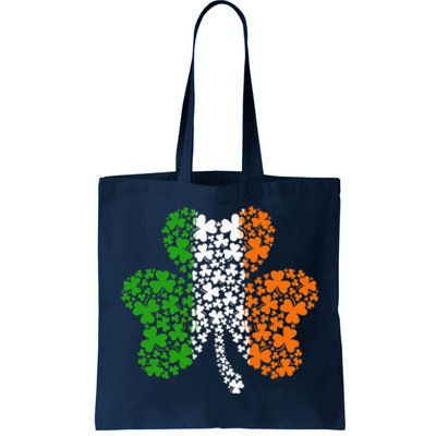 Irish Flag Shamrock Four Leaf Clover St Patricks Day Tote Bag