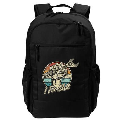 I Fix Shit Handyman Dad Father Fixer Daily Commute Backpack