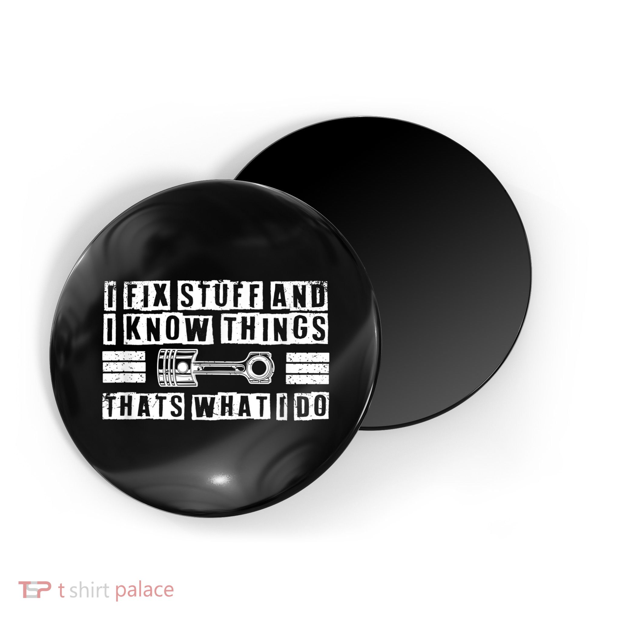 I Fix Stuff And I Know Things Mechanic Repair Shop Car Magnet