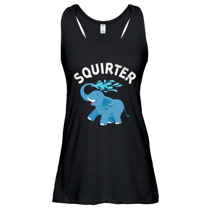 Inappropriate Funny Squirter Embarrassing Ladies Essential Flowy Tank