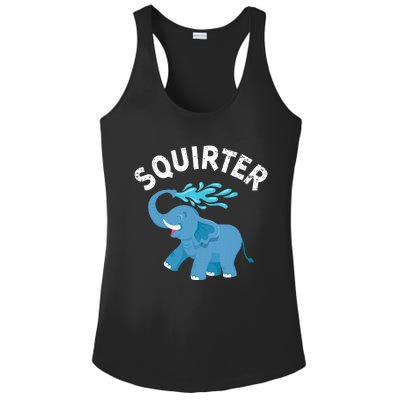 Inappropriate Funny Squirter Embarrassing Ladies PosiCharge Competitor Racerback Tank