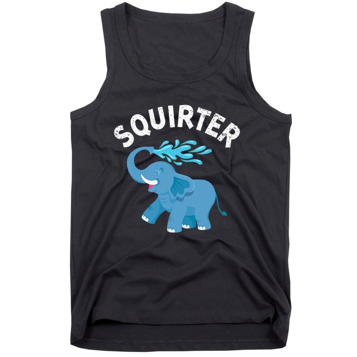 Inappropriate Funny Squirter Embarrassing Tank Top