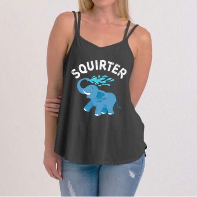 Inappropriate Funny Squirter Embarrassing Women's Strappy Tank